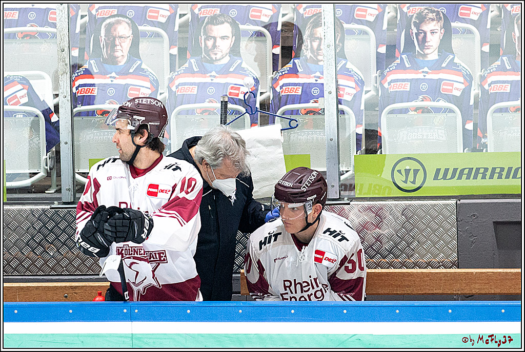 PENNY DEL;  Iserlohn Roosters - Koelner Haie; Iserlohn, 13.01.2021